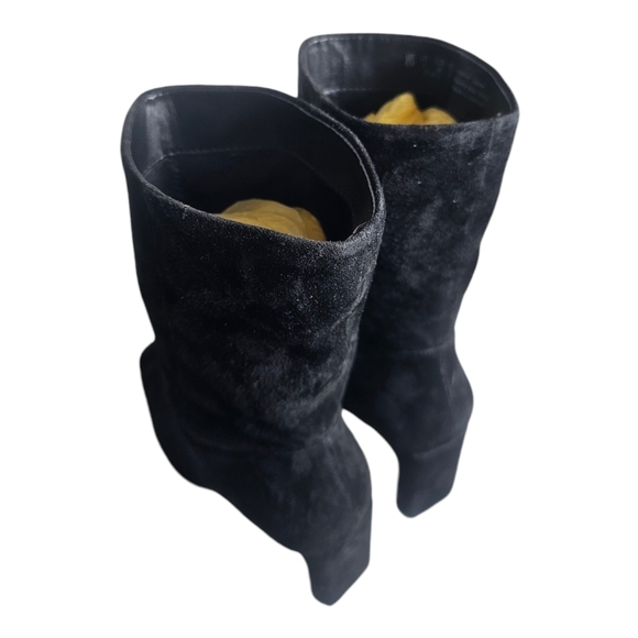 Naturalizer Women's Platt Booties Black Suede Size 6M/ Dead Stock - Picture 8 of 9